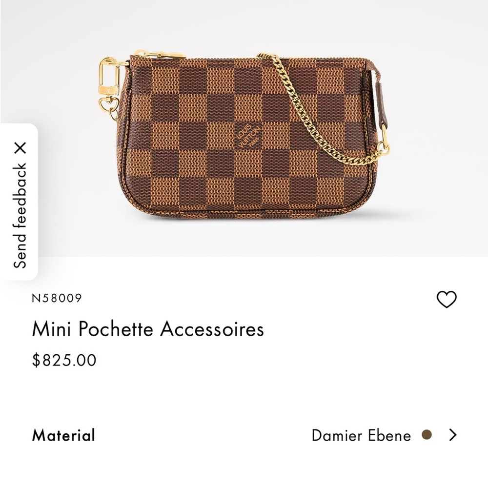 LV mini pochette brand new
Proof of purchase with all the papers - Picture 6 of 6